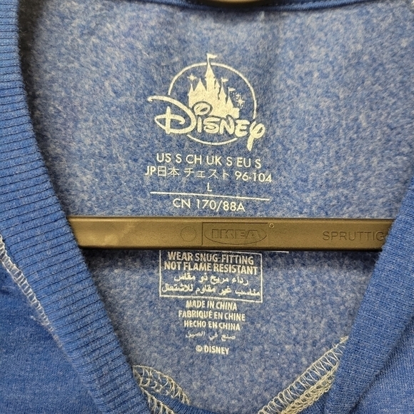 Disneyland Mickey Mouse Wishes Come True Sweatshirt Blue S - Picture 6 of 10